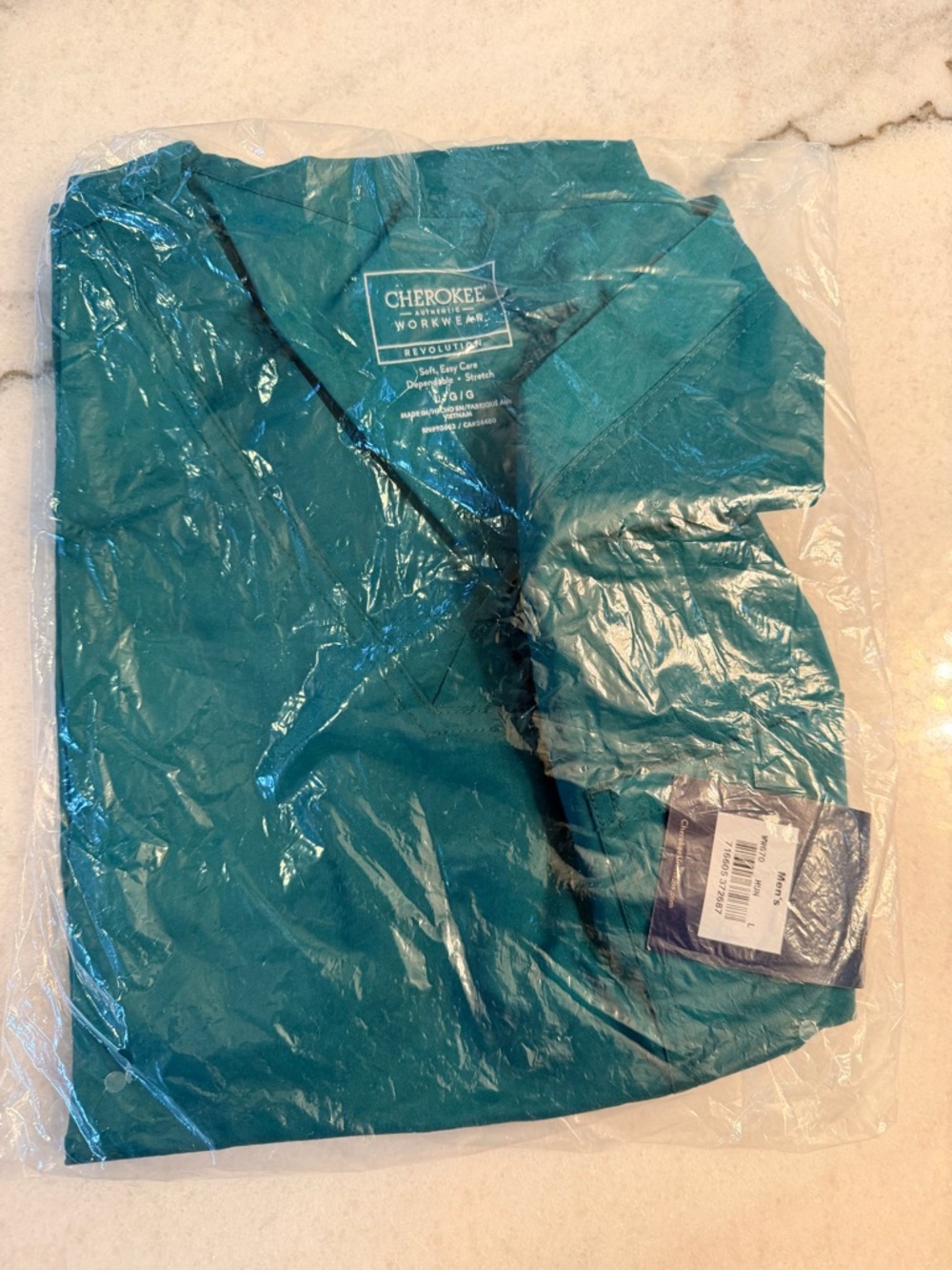 Cherokee Green Medical Scrub Top